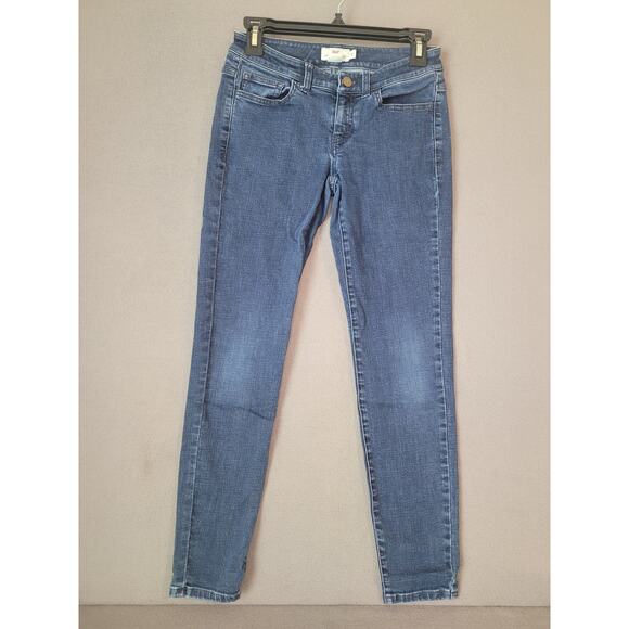 Vineyard Vines Skinny Jeans Size 0 Low Rise Blue Denim – EUC w/ Flaw - Picture 2 of 9